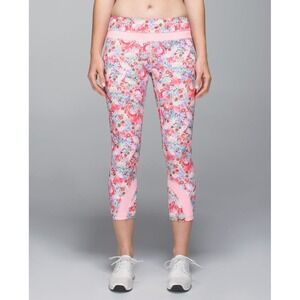 Lululemon Women's Run Inspire Crop II All Luxtreme Flowabunga Multi 8